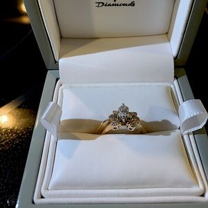 💎DIAMOND RING - Boston Bay Diamonds 💎 14k GOLD both bands